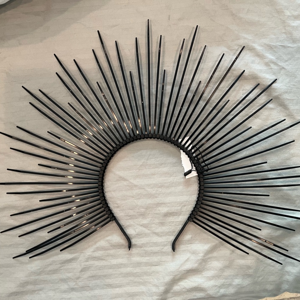 Cool zip tie headband/crown